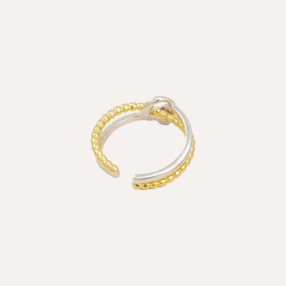 Ophelia Duo Tone Knot Ring