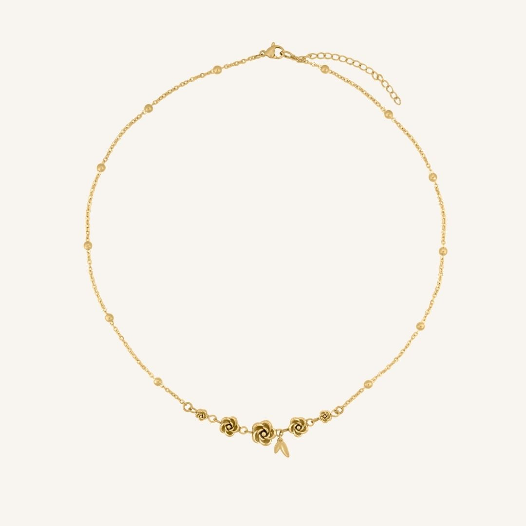 Oracle Rose Necklace (Gold)