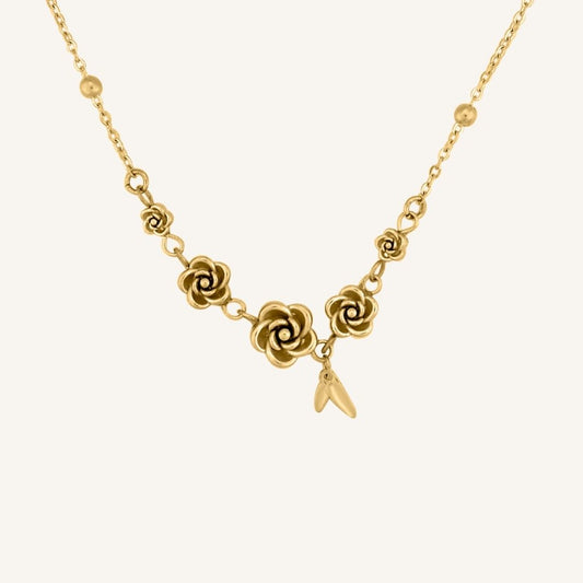 Oracle Rose Necklace (Gold)