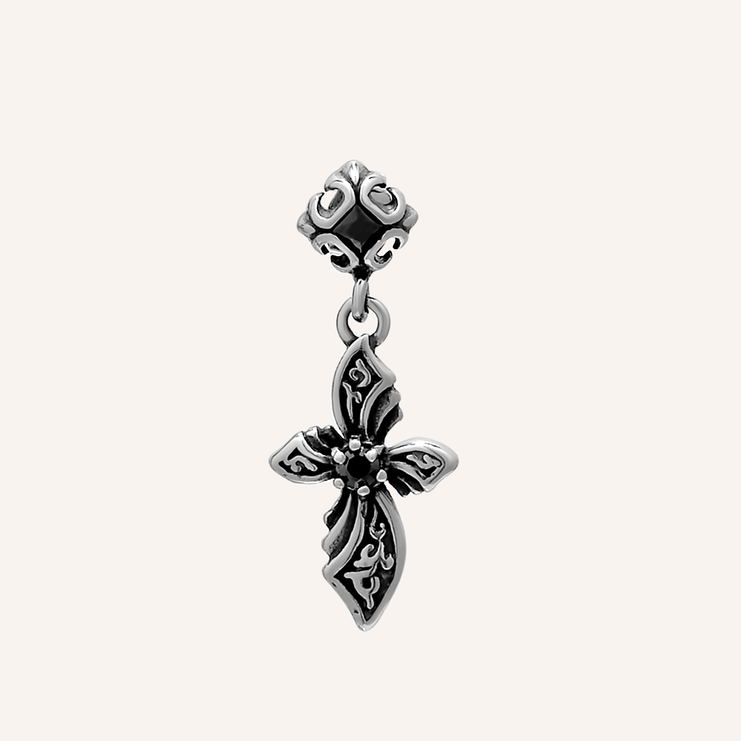 Orien Cross Drop Earrings
