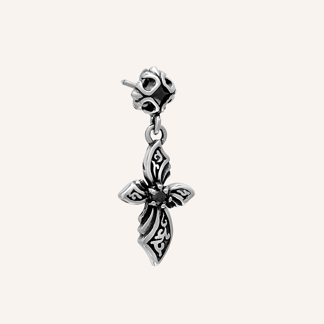 Orien Cross Drop Earrings