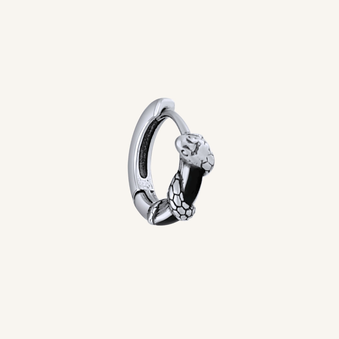 Rowan Snake Hoop Earring (Single)