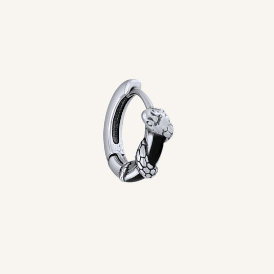 Rowan Snake Hoop Earring (Single)