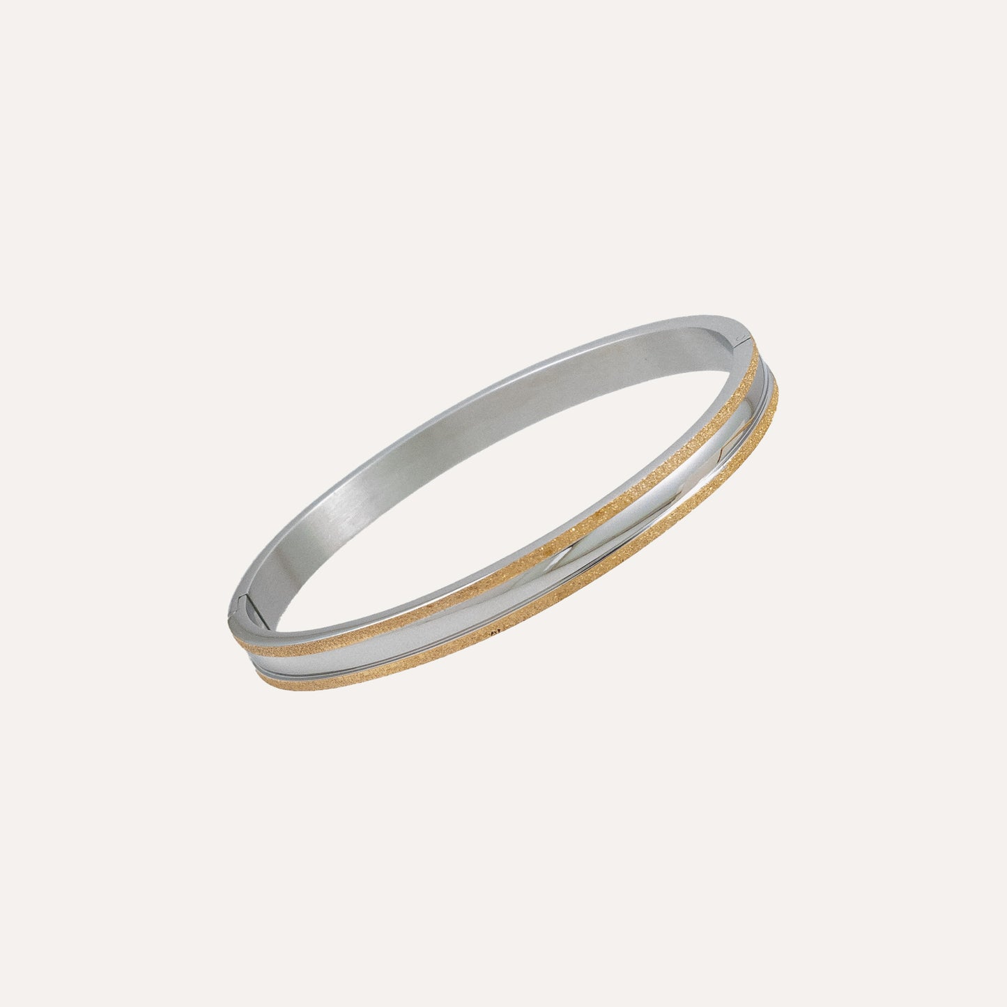 Sa Bangle - Rose Gold and Silver