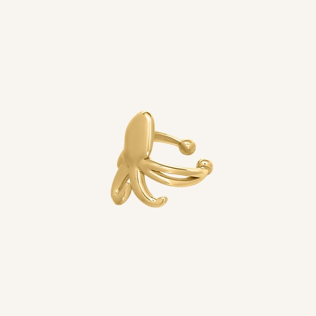 Sabnock Octopus Ear Cuff (Gold)