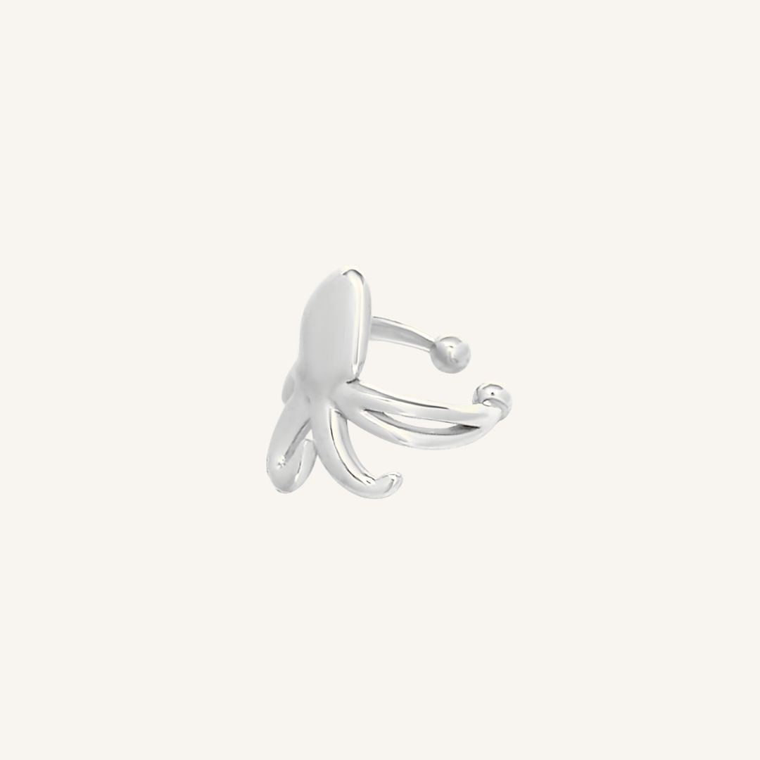Sabnock Octopus Ear Cuff (Silver)