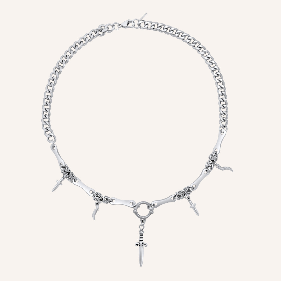 Sen Sword Chainmail Necklace