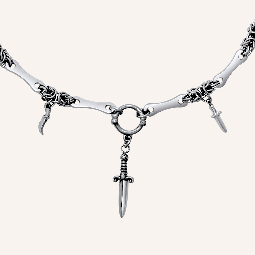 Sen Sword Chainmail Necklace