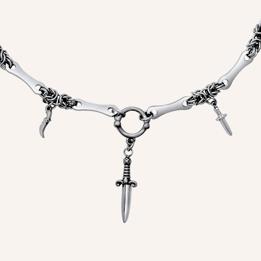 Sen Sword Chainmail Necklace