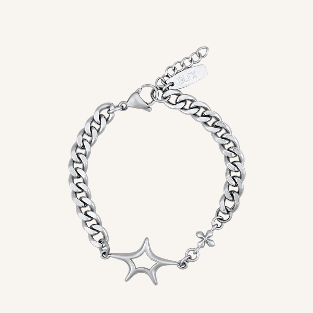 Solstice Star and Cross Bracelet