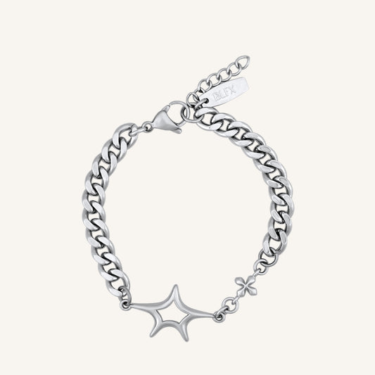 Solstice Star and Cross Bracelet