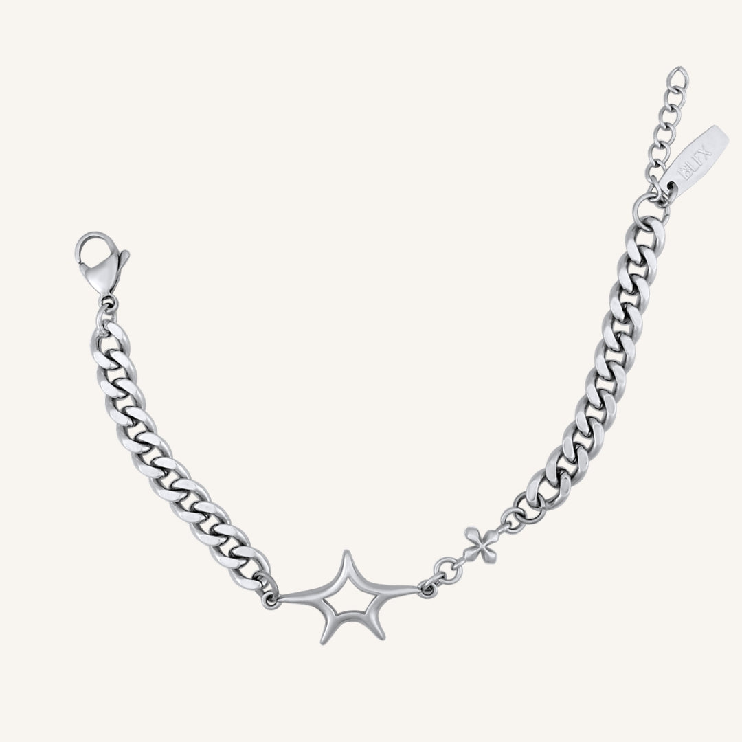 Solstice Star and Cross Bracelet