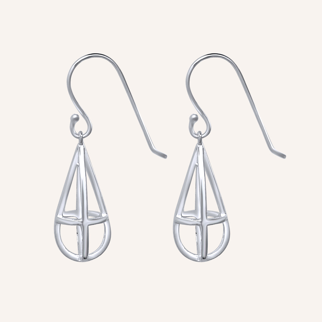 Tear Himmeli Hook Earrings