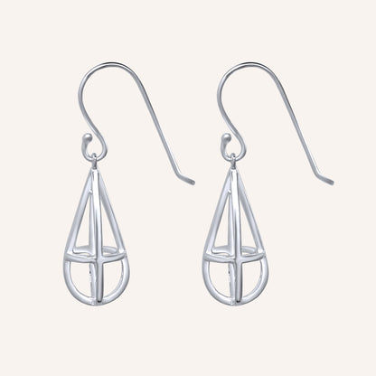 Tear Himmeli Hook Earrings