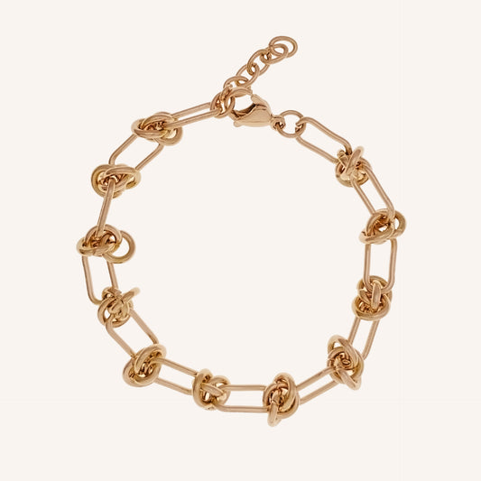 Tifanie Chain Bracelet - Rose gold