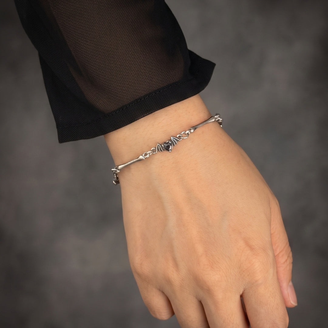 Velvetine Bat Bone Bracelet