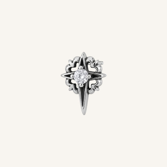 Yarrow Star Stud Earring (Single)