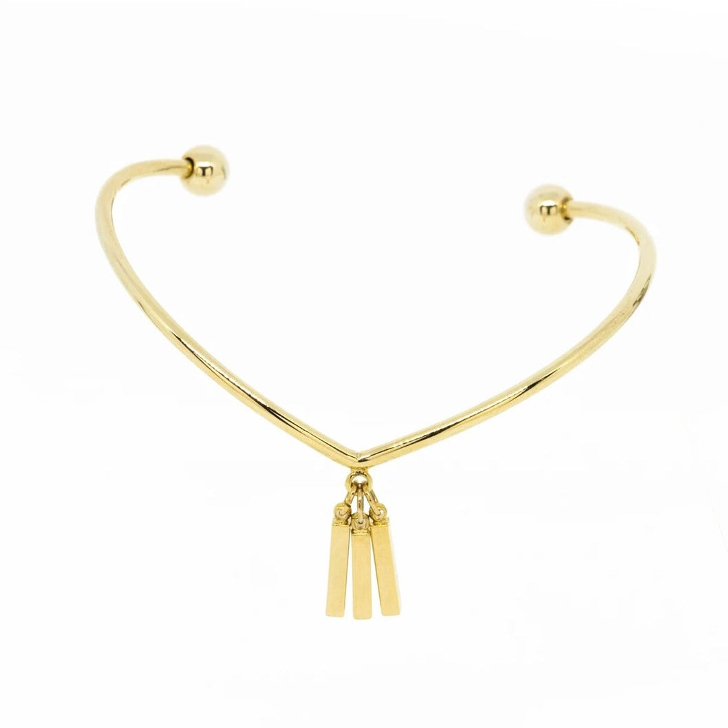 V-Cuff - Gold, Bracelet - Blaack Fox